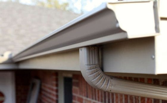 Seamless Gutter installed in Lake County's Residential roofs