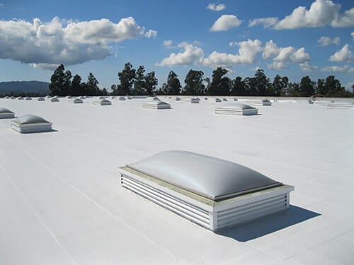 new commercial tpo roof installed in Lake County