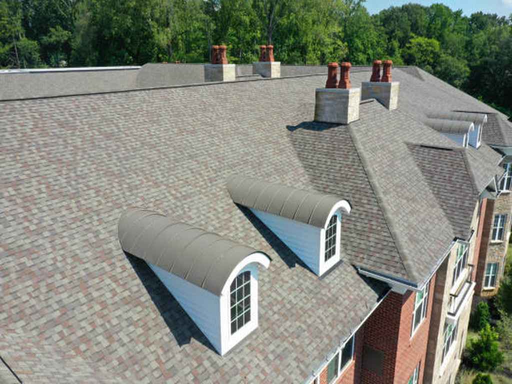 Roofing Preparation Asphalt Shingles Installing on House