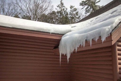 ice dam roof Lake County