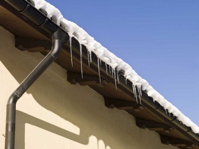 winter roof damage, winter weather damage, winter storm damage